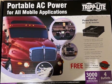 Emballage d’origine de l’onduleur Tripp Lite PV3000HF