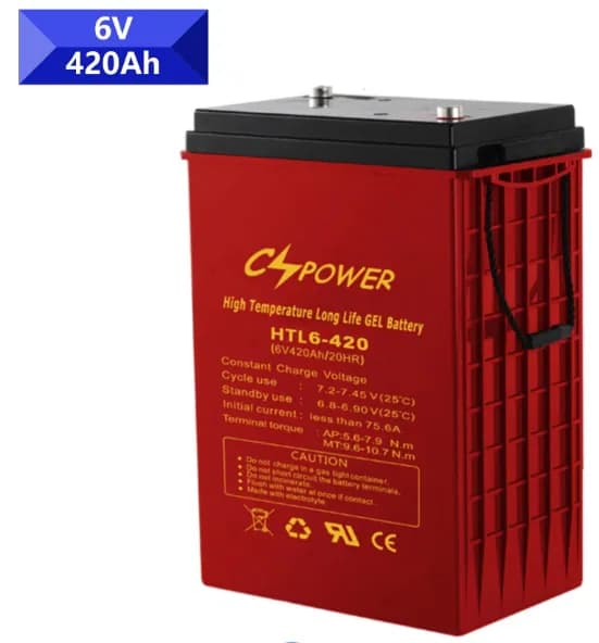 Gel Battery 6volt 420Ah (photo 2)
