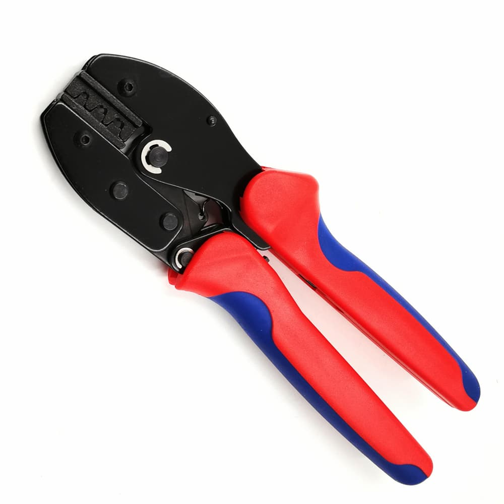 Sertisseur LY 2546B à poignées rouges, matrices 2,5 / 4 / 6 mm²